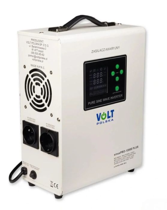 Інвертор/ДБЖ VOLT Polska SINUS PRO 1200e PLUS. 12/230v 1200/800w