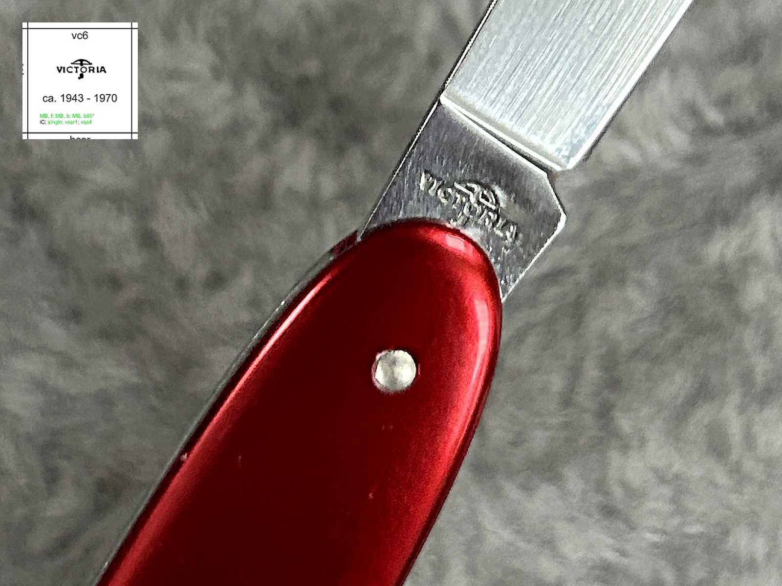 Scyzoryk Victorinox Secretary Red Alox Victoria Kusza 1952...1970
