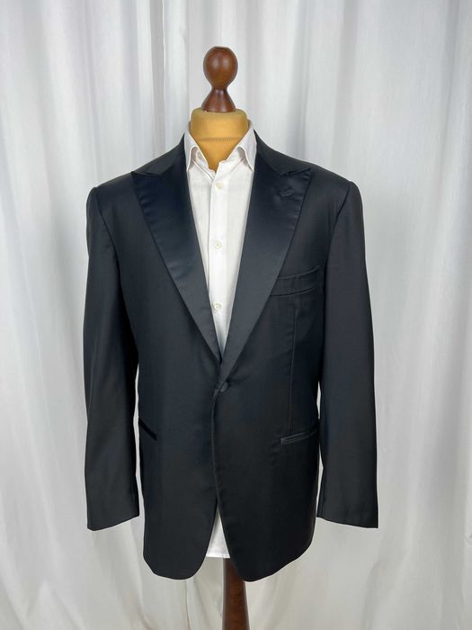 ISAIA Super 150`s Wool Tuxedo Suit костюм смокінг ІСАЯ Церемоніальний
