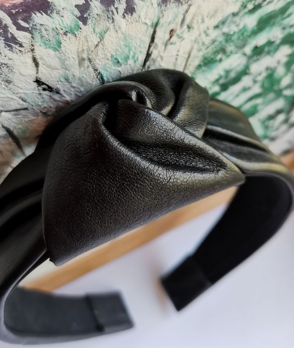 Кожаный обруч для волос кожаный ободок для волос