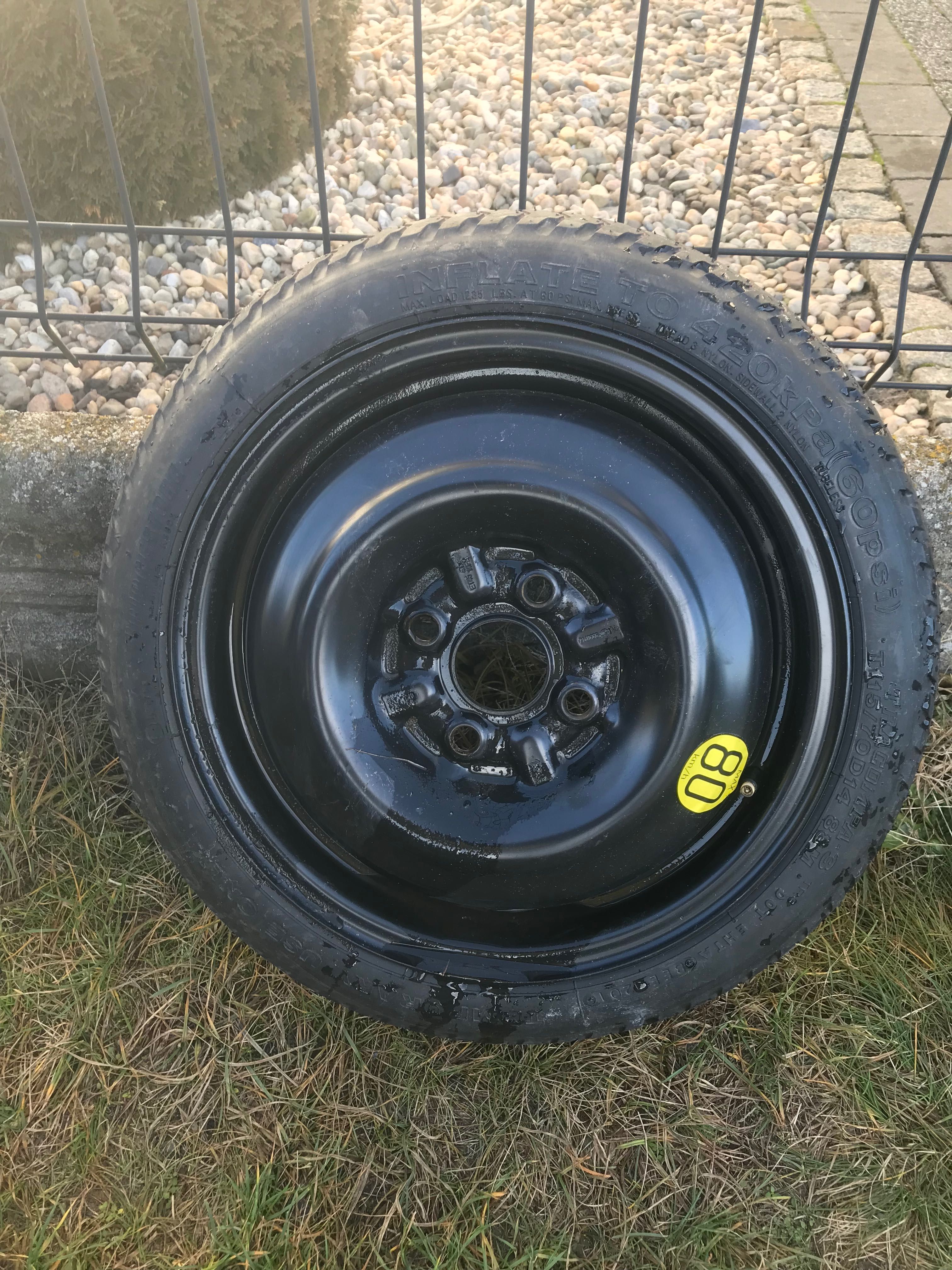 Koło dojazdowe koło zapasowe Toyota dojazdówka
