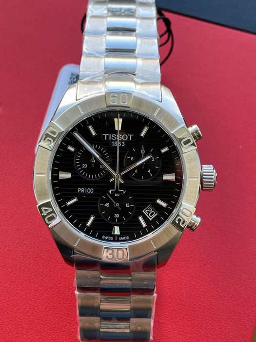 НОВИЙ годинник Tissot PR100 Sport Gent Chronograph (ремінець, браслет)