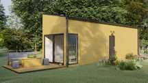 Domek z drewna 30m2 + 8m2 antresola, gotowy