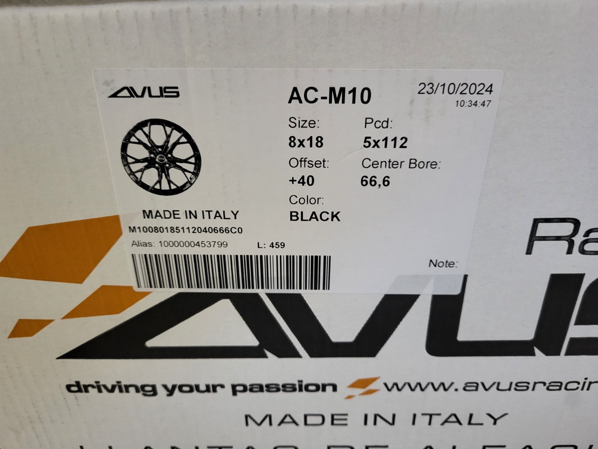 Alufelgi 18" 5x112 ET40 Audi A3 8Y A4 B9 B8 B7 A6 C8 C7 Q5 Q3 ITALY!