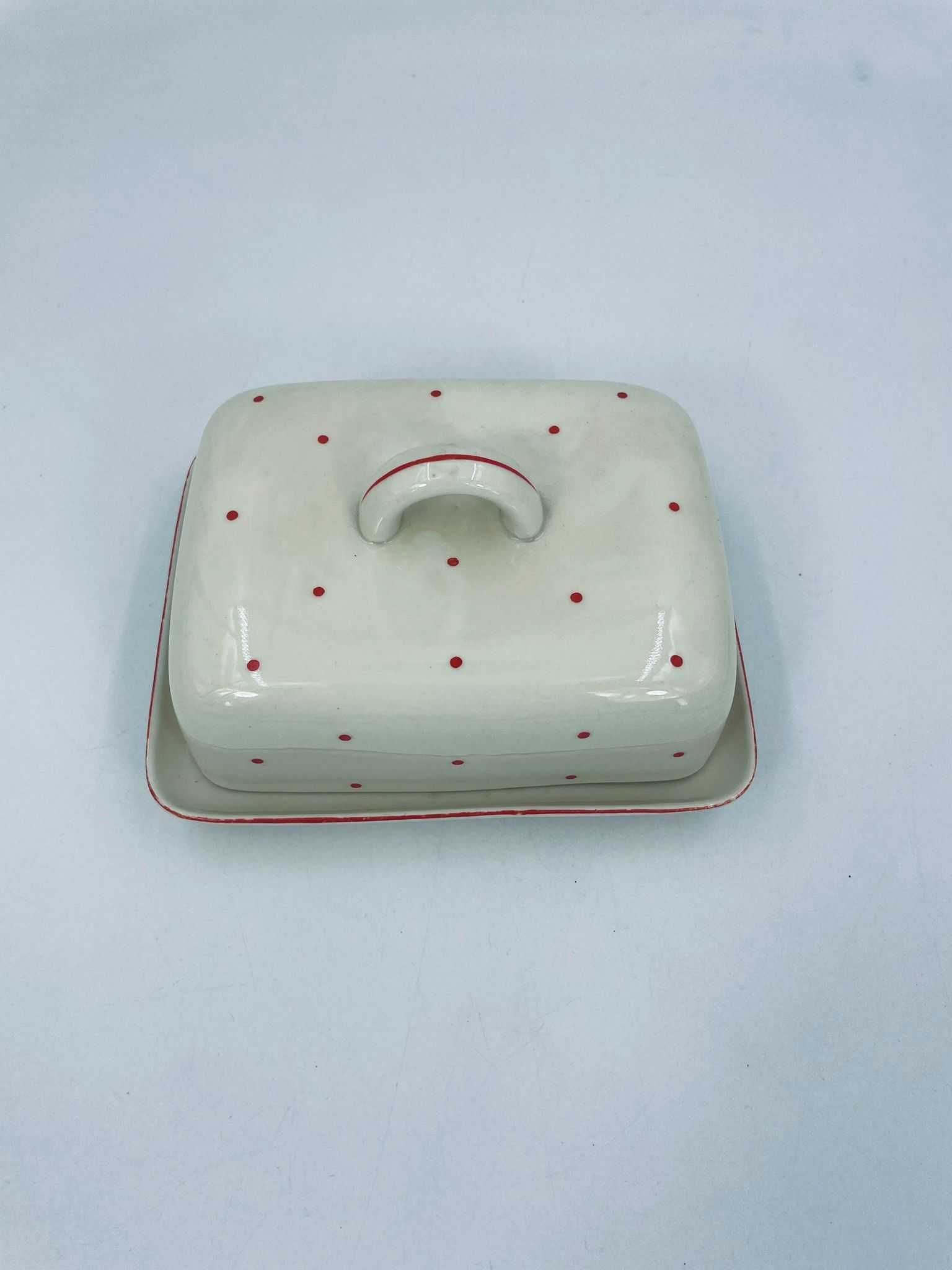 Maselnica ceramiczna z uchwytem