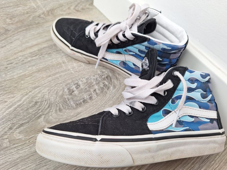 Tênis Vans SK8-Hi PS do cano alto, tam. 32