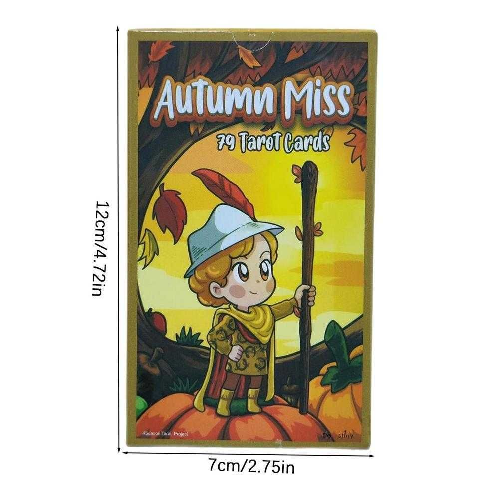 Tarot Autumn Miss  12cm x 7cm