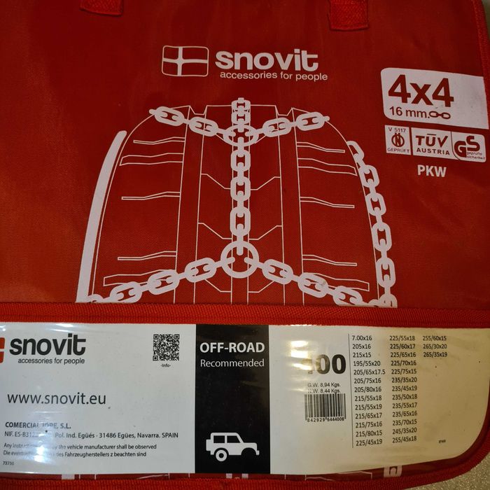 Łańcuchy śniegowe Snovit 400