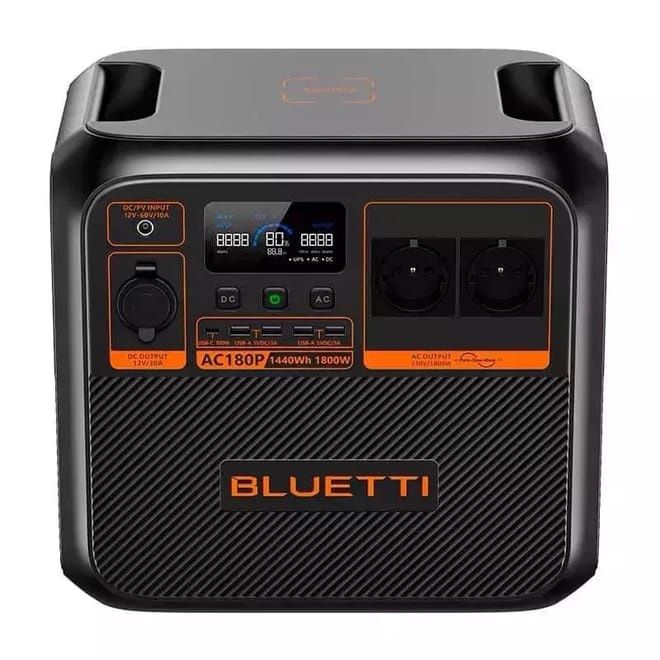 Зарядна станція Bluetti AC180P, 1800 Вт, 1440 Вт/год  Офіційна