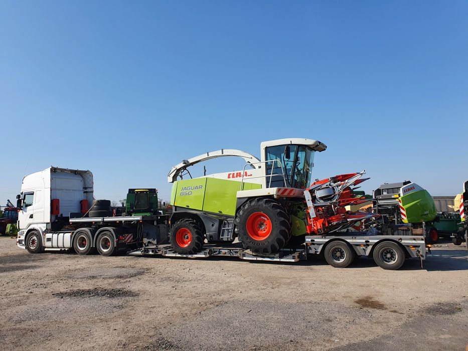 Transport kombajnów sieczkarni opryskiwaczy maszyn domków gabarytów