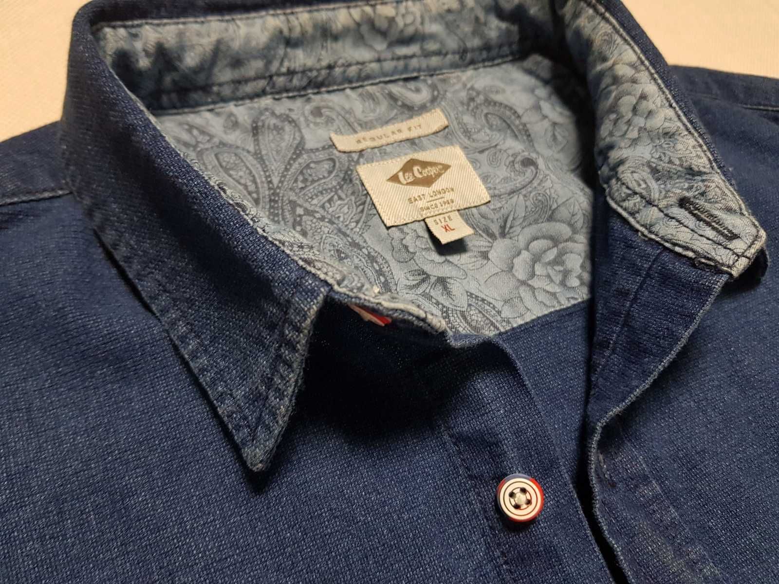 LEE COOPER - Męska Koszula Jeansowa roz. XL Ideał