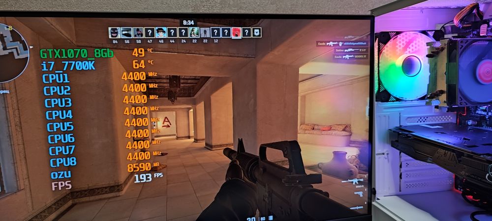 Игровой ПК i7 rust cs2 dota wot gtaV Компьютер GTX1070