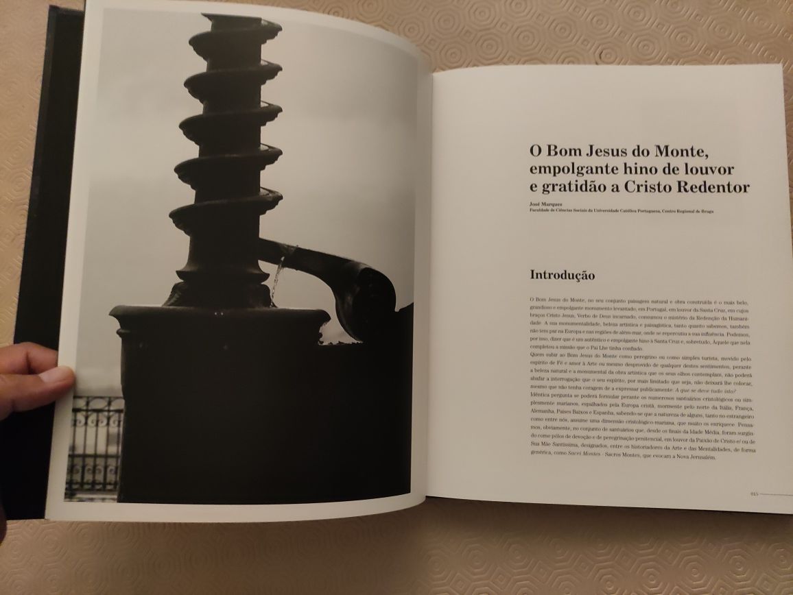 Livro "Sangue e água - percursos no bom Jesus" Manuel Correia