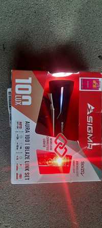 Sigma Sport Zestaw oświetleniowy Aura 100 USB/Blaze Link