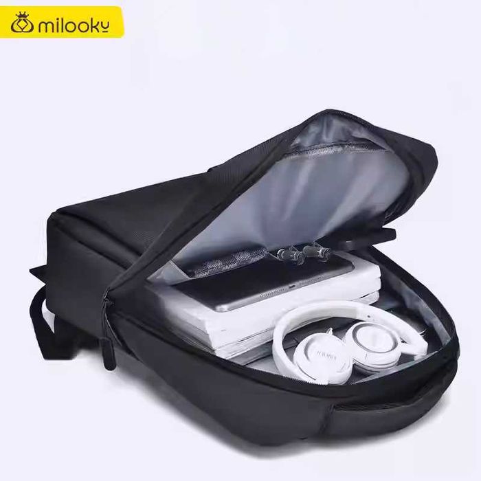 Рюкзак для ноутбука 17.3" Milooky, чорний