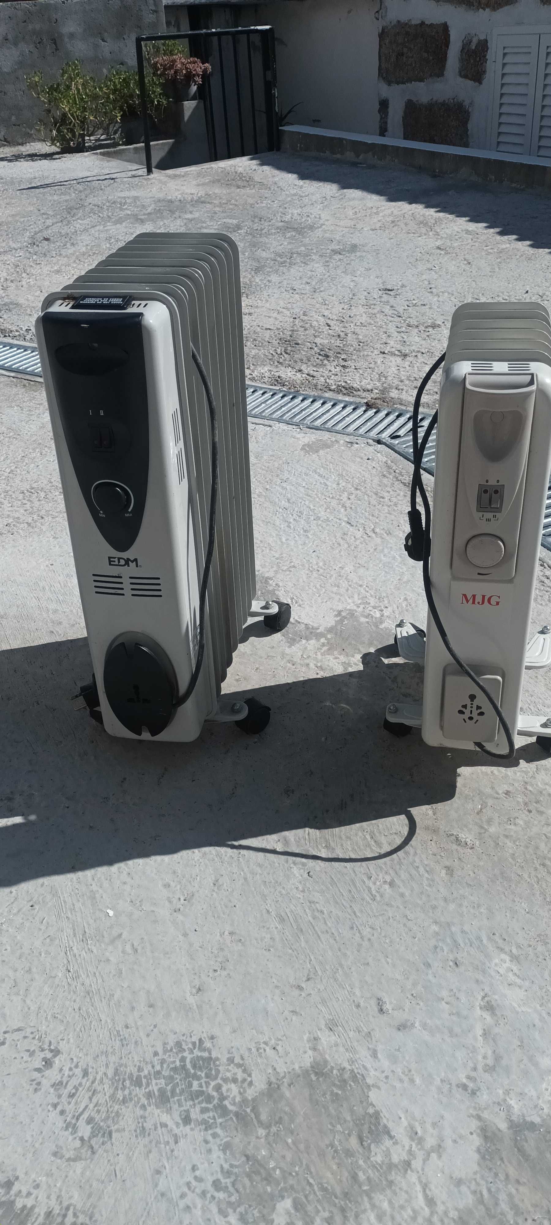Cilindro e aquecedores