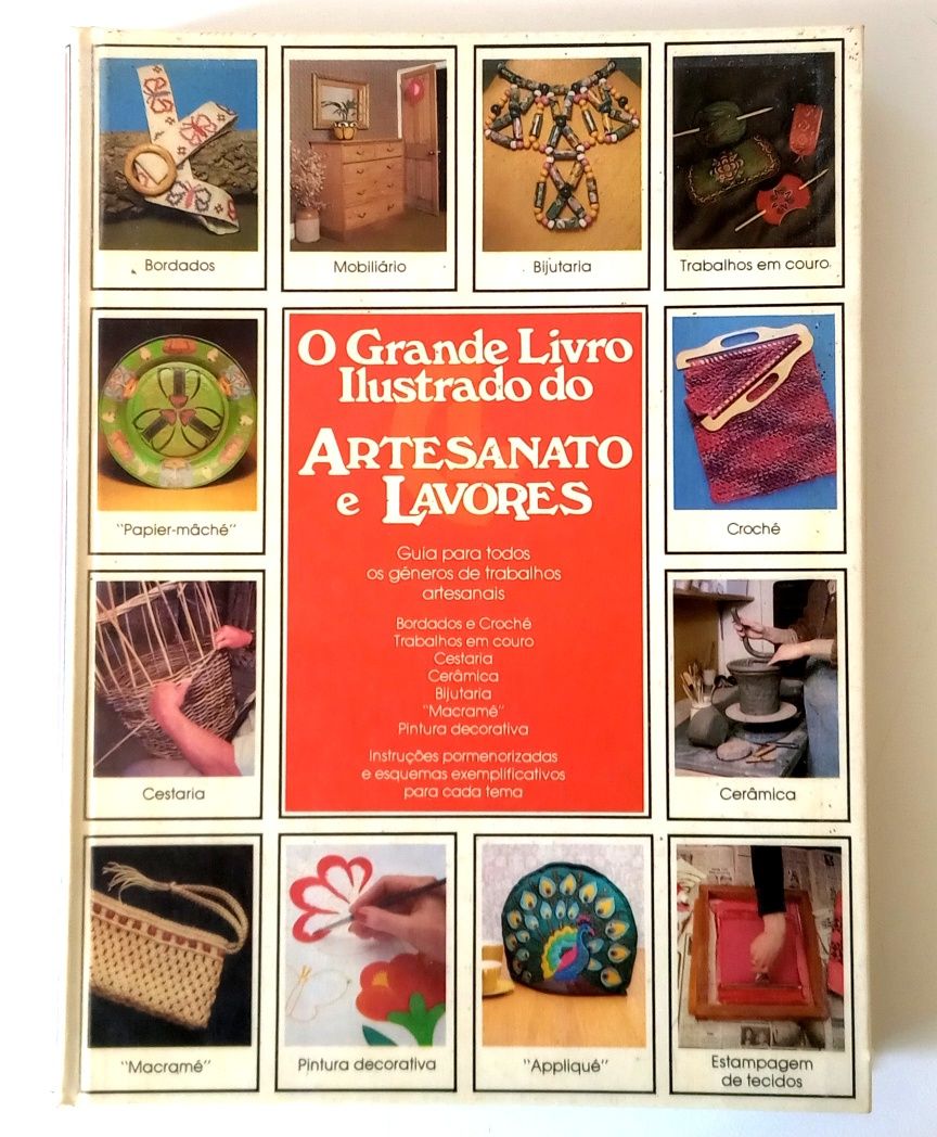 Livro "Artesanato e Lavores"