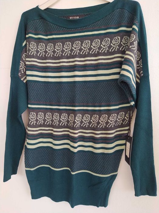 Camisola verde - My Star - Tamanho L / XL - Nova!