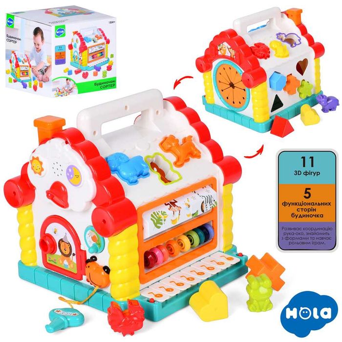 Развивающая игрушка сортер Теремок 9196 Hola