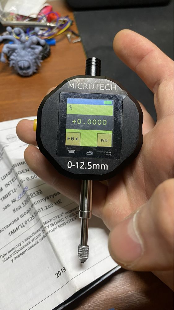 Индикатор цифровой электронный субмикронный 0-12 Microtech