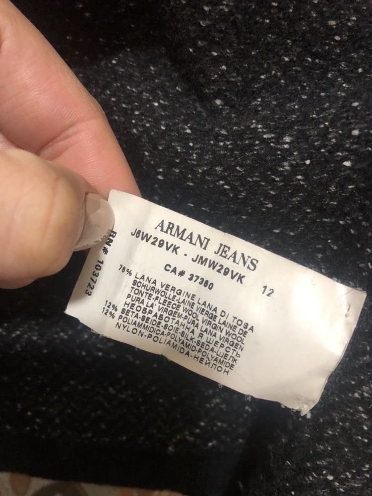 Оригинальная шерстяная кофта Armani Jeans