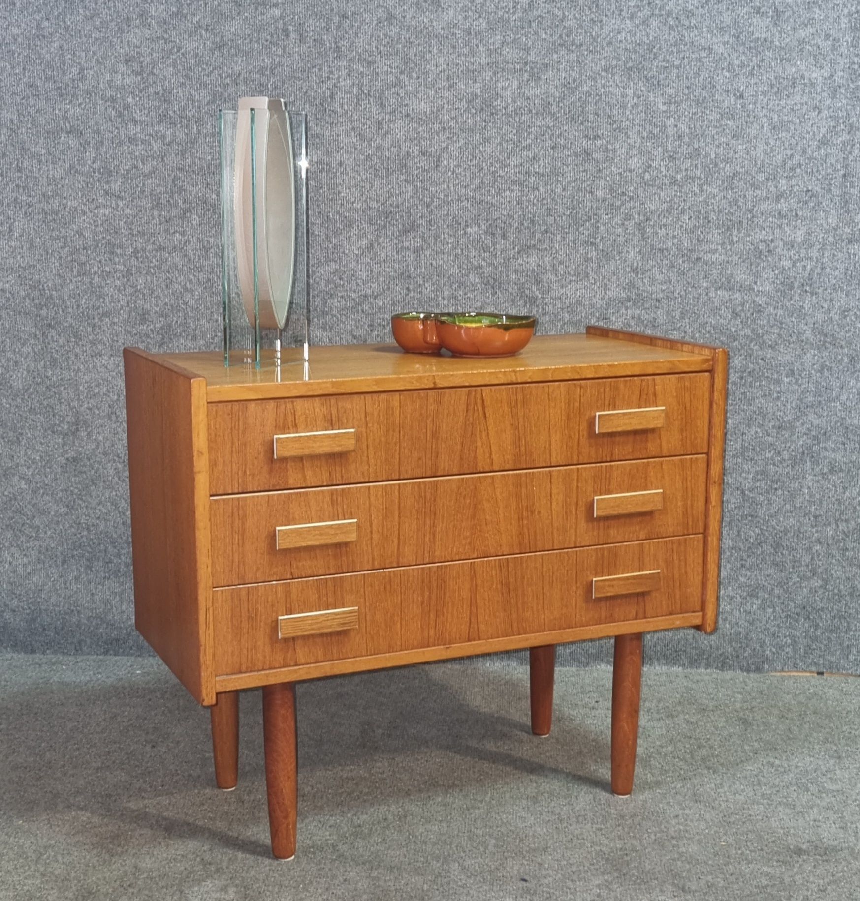 Duńska Komoda Mid Century Lata 60. Fornt/Teak