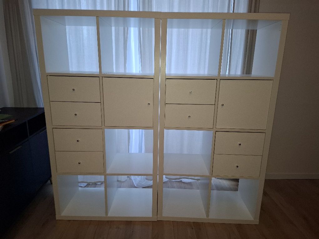 Ikea kallax z wkładami