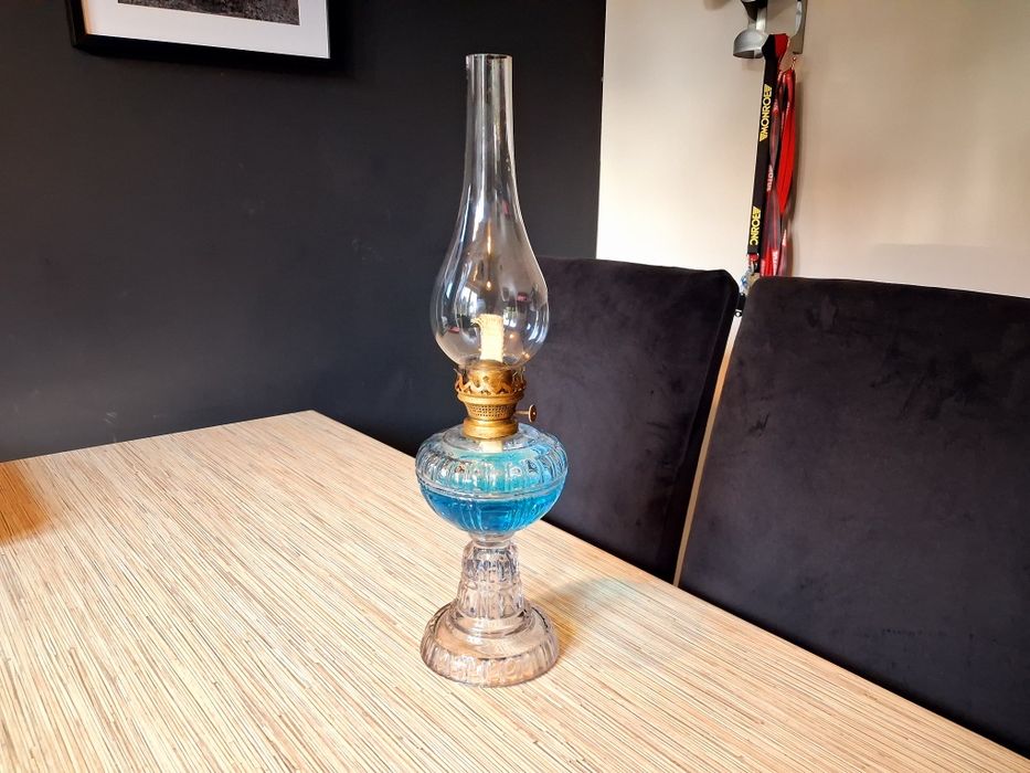 Piękna BREVETE L&B ponad 100-letnia lampa naftowa ! Belgia 1900 rok
