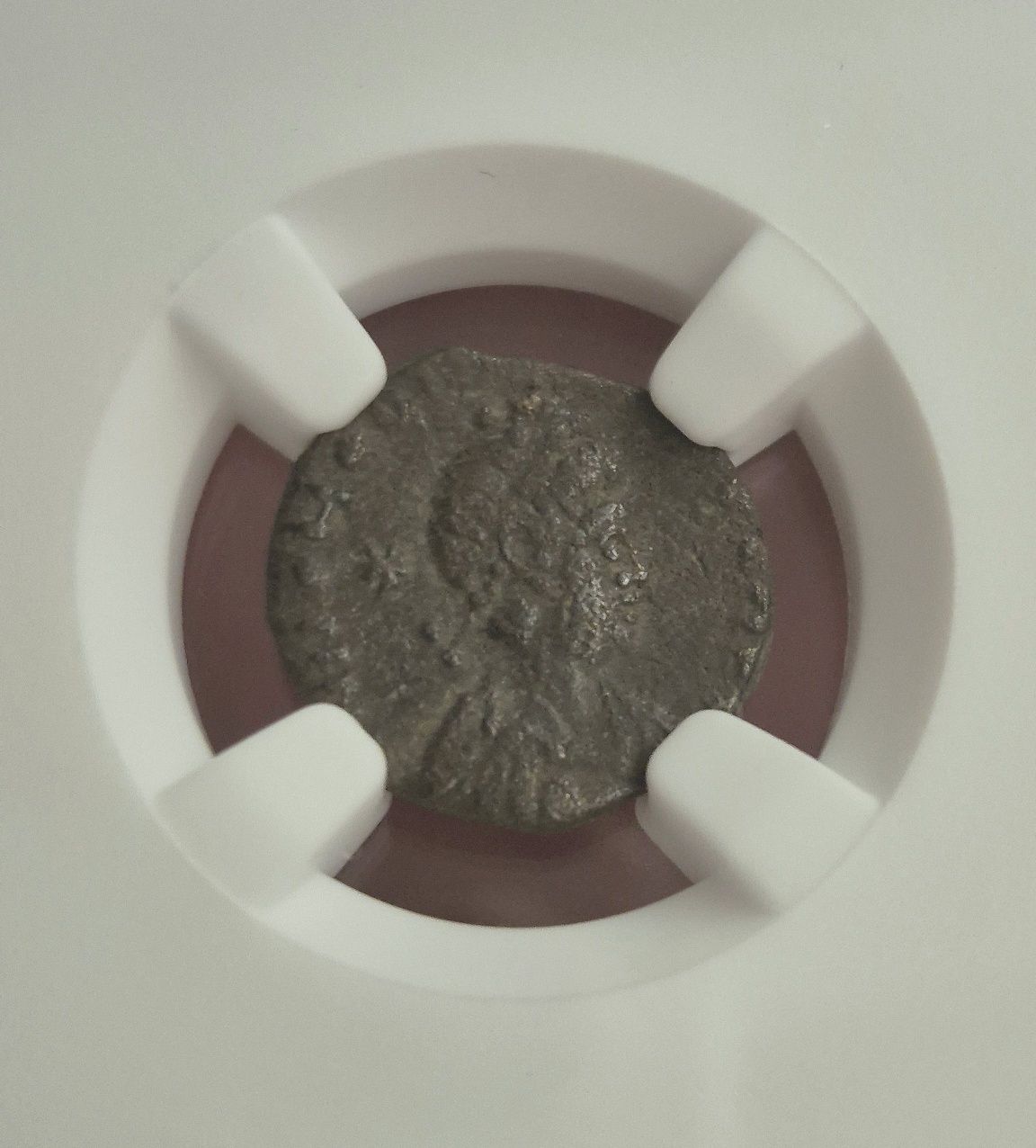 Oryginalna moneta rzymska - Cesarz Honoriusz - grading NGC