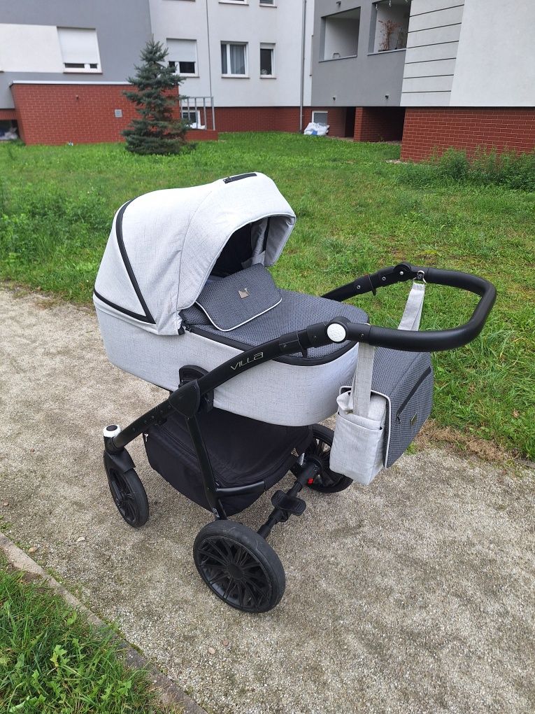 Wózek Riko Villa 2 w 1 gondola plus spacerówka