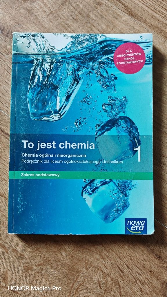 Książka To jest chemia 1  zakres podstawowy