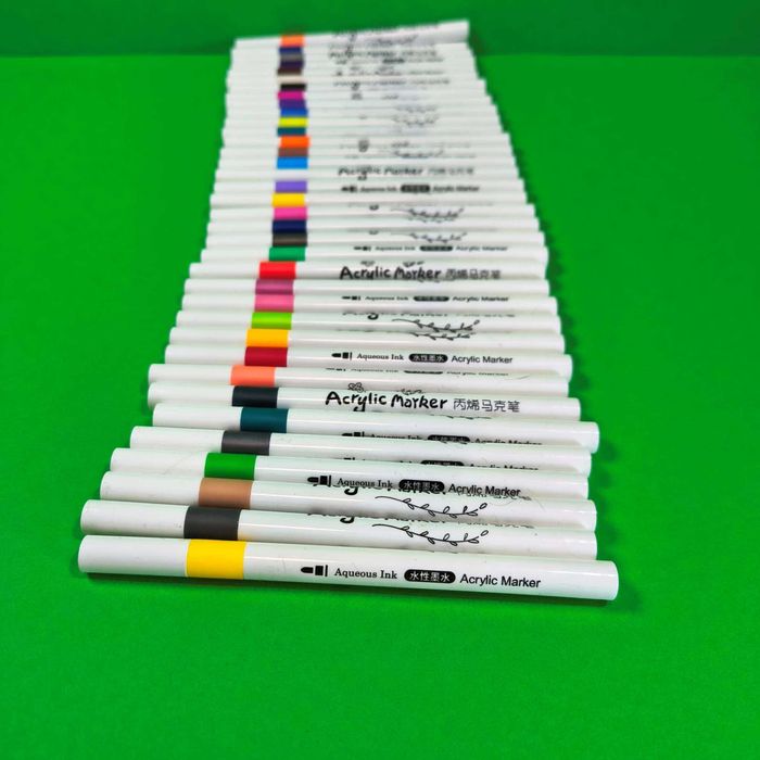 Маркеры фломастеры акриловые новые 36 шт