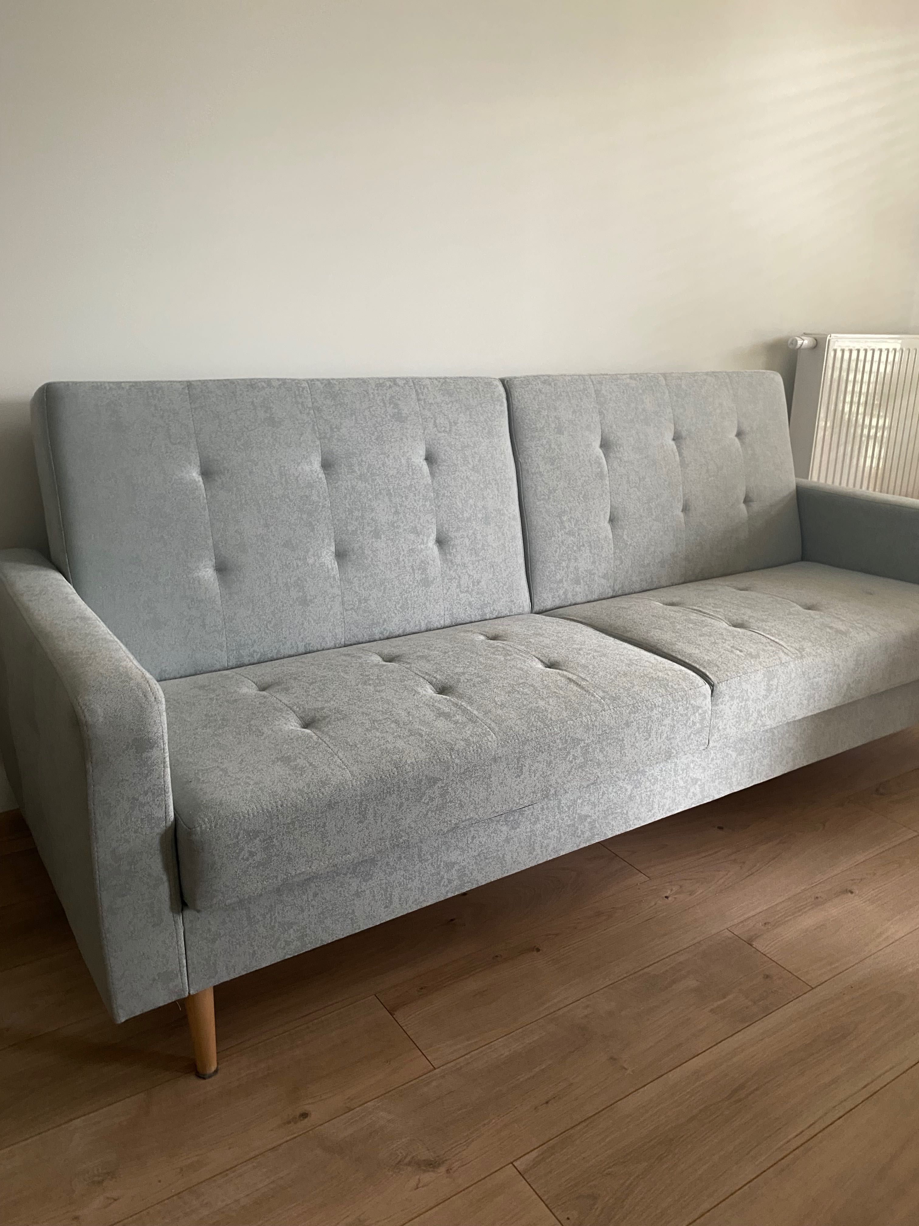 Wrocław wersalka zielona 220x90 funkcją spania Wygodna zadbana
