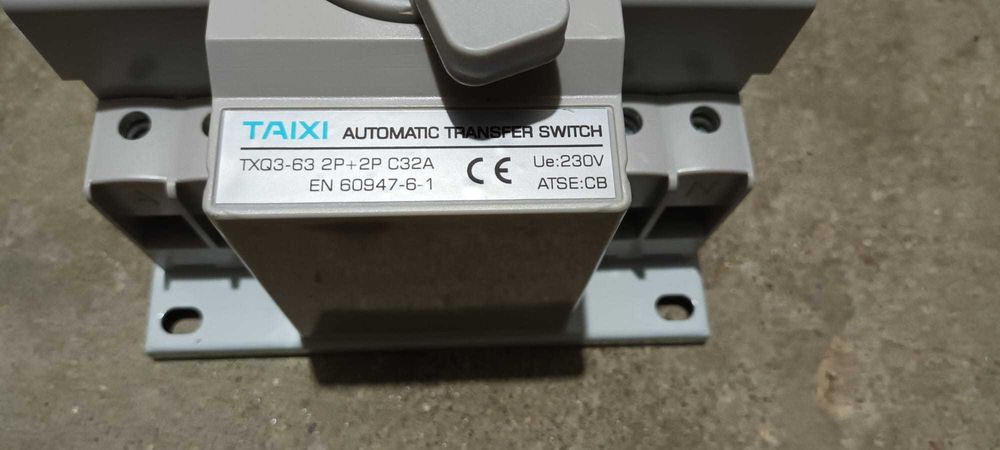 Interruptor de transferencia automático novo monofásico