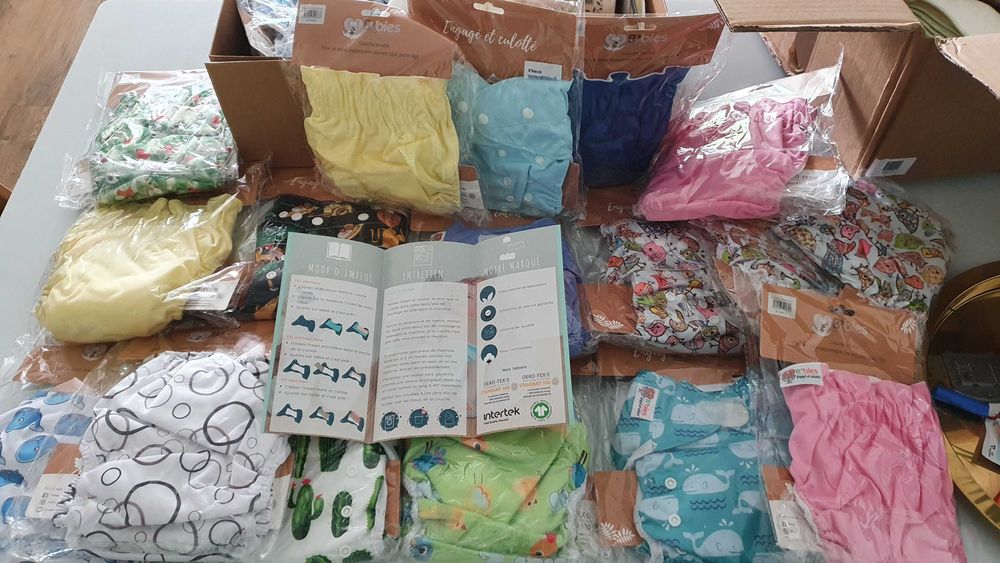 Fraldas sustentaveis - pack/kit lavável reutilizavel B'bies