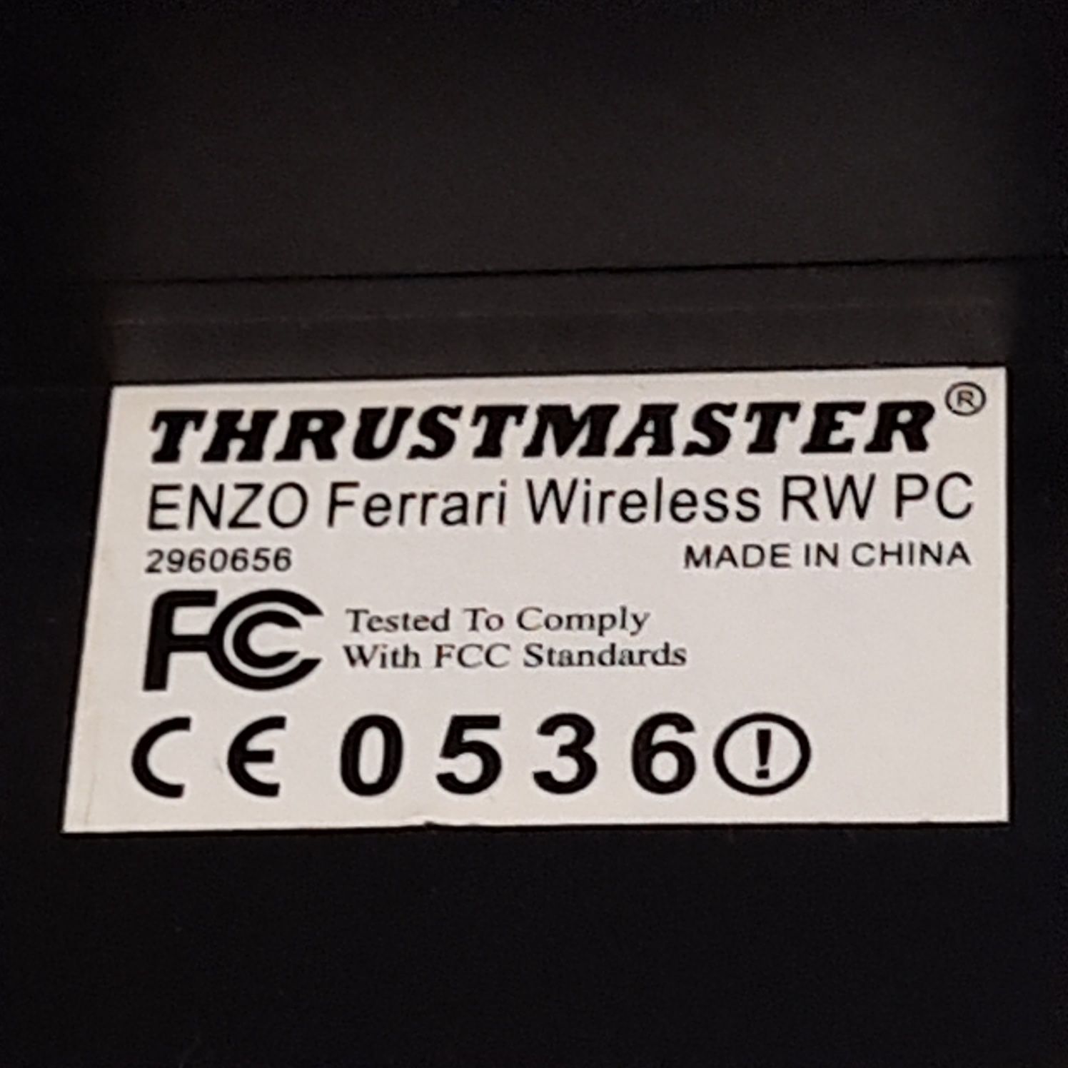 Thrustmaster ENZO Ferrari Wireless RW PC