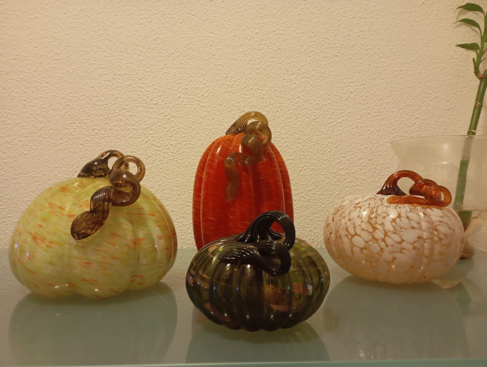 Loiça decorativa em formato de abóboras