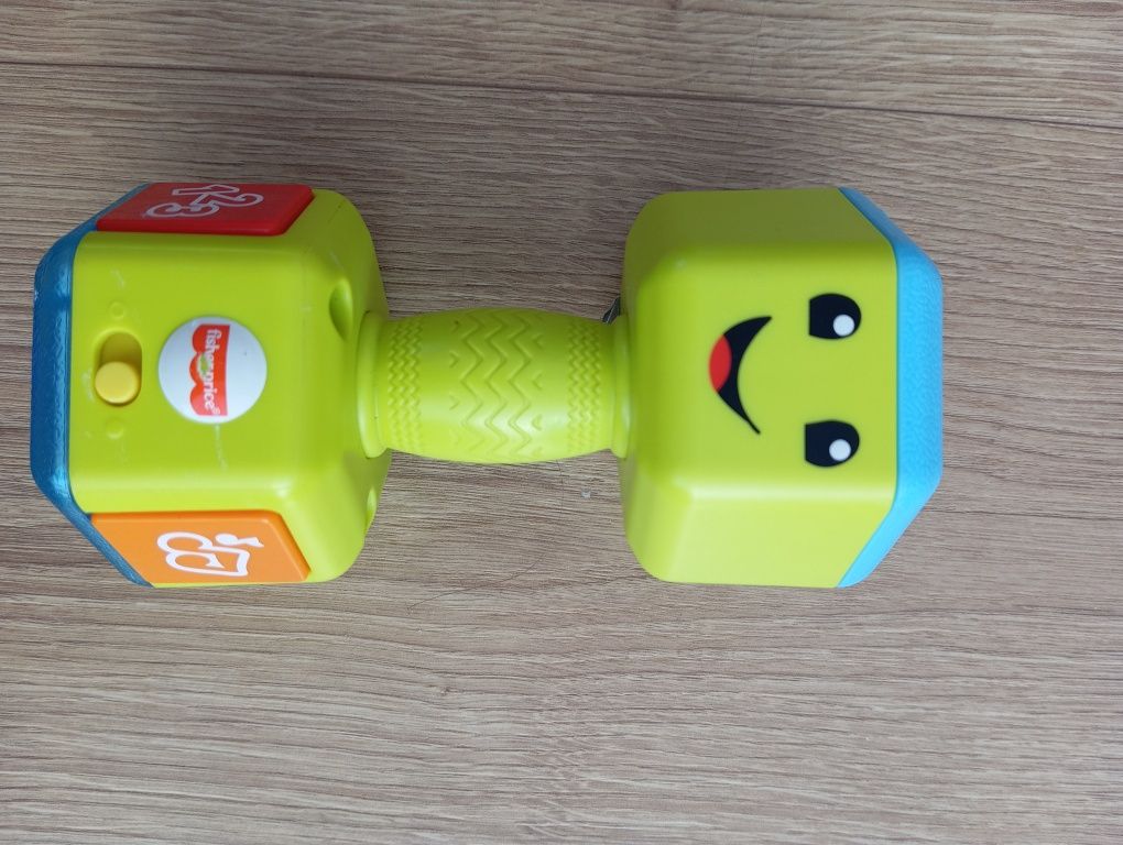 Fisher Price zabawka interaktywna hantla