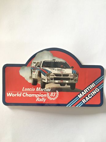 Rally Lancia Autocolante oficial 1983