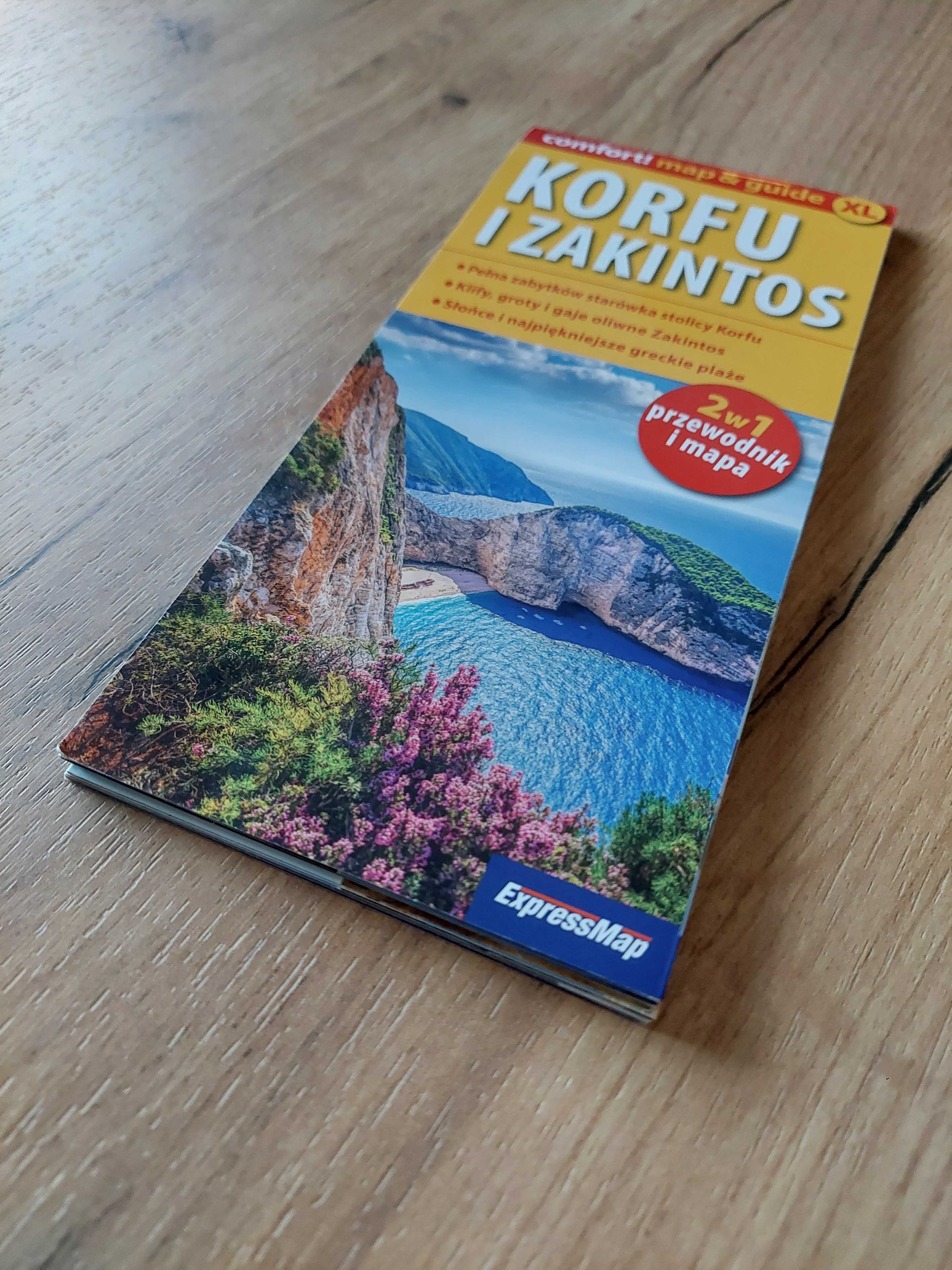 Mapa map & guide Korfu i Zakintos Express Map