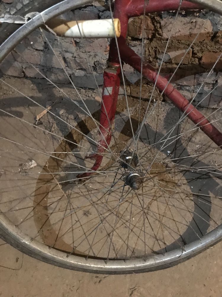 Велосипед велорама Турист ХВЗ рама руль колеса зірочка сідло