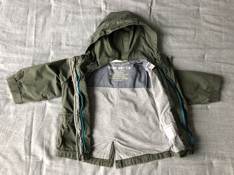 ZARA kurtka parka dziecięca r.80, st.bdb