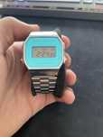 Zegarek Casio Retro A168WEM-2EF Niebieski Blue Baby Blue