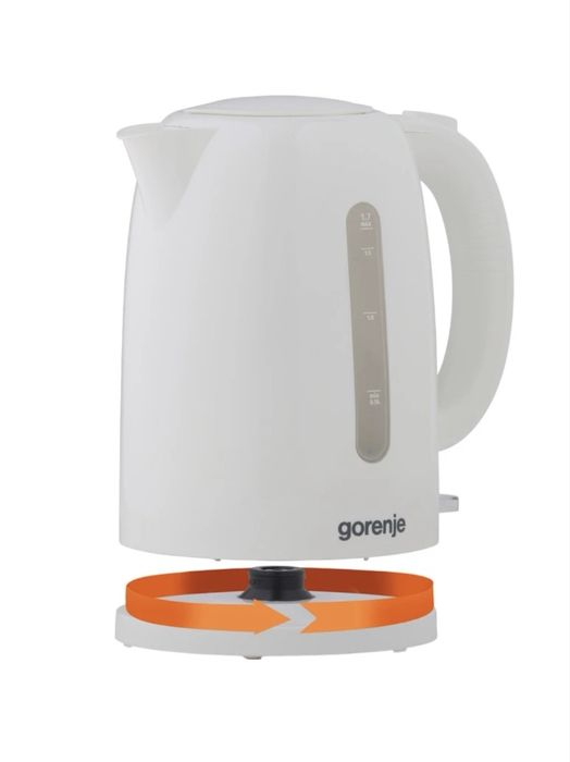 Електрочайник GORENJE K17W White (KEP1000-GS)