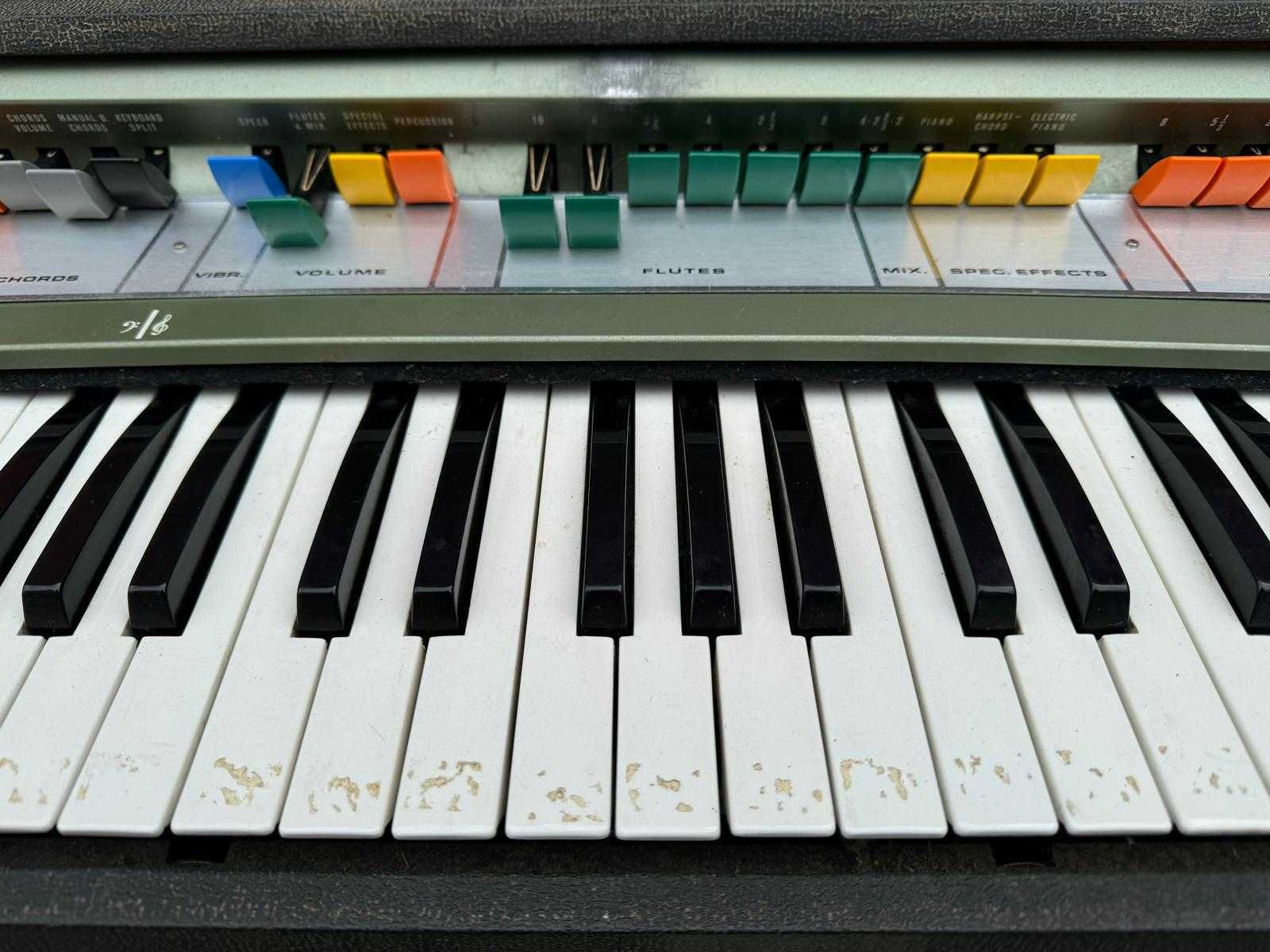 Organy Farfisa VIP 370 Lata 70-te ITALY Mega Unikat