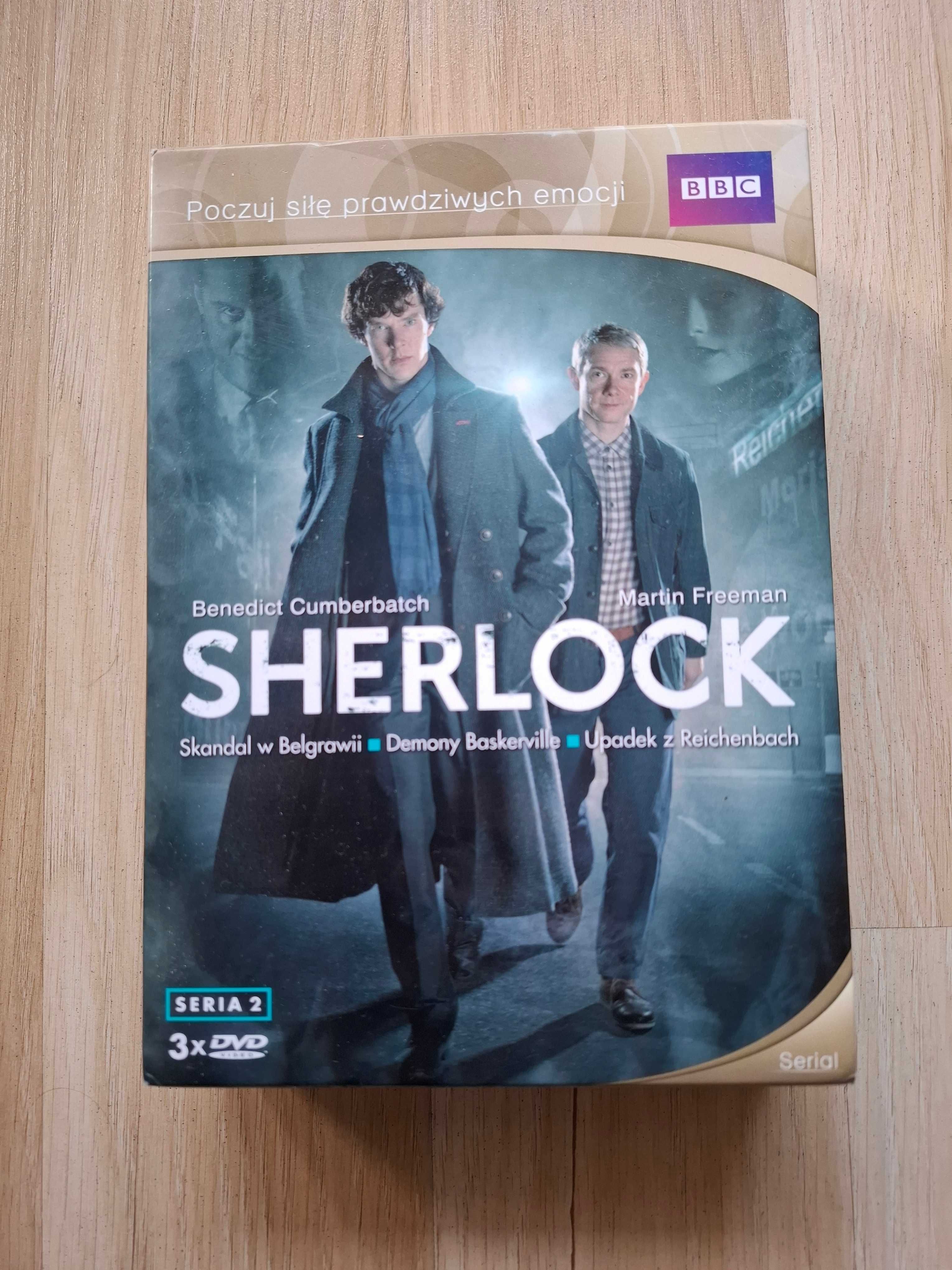 Sherlock Seria 2 BBC serial 3xDVD