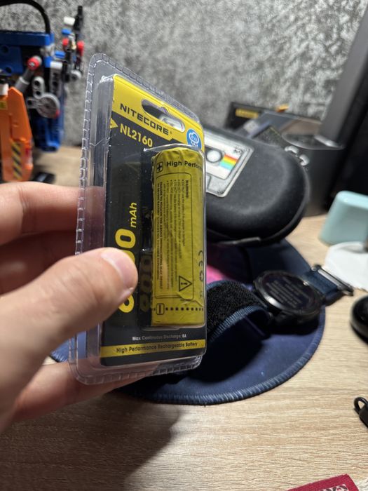 Новий акумулятор Nitecore 21700 NL2160 6000mAh