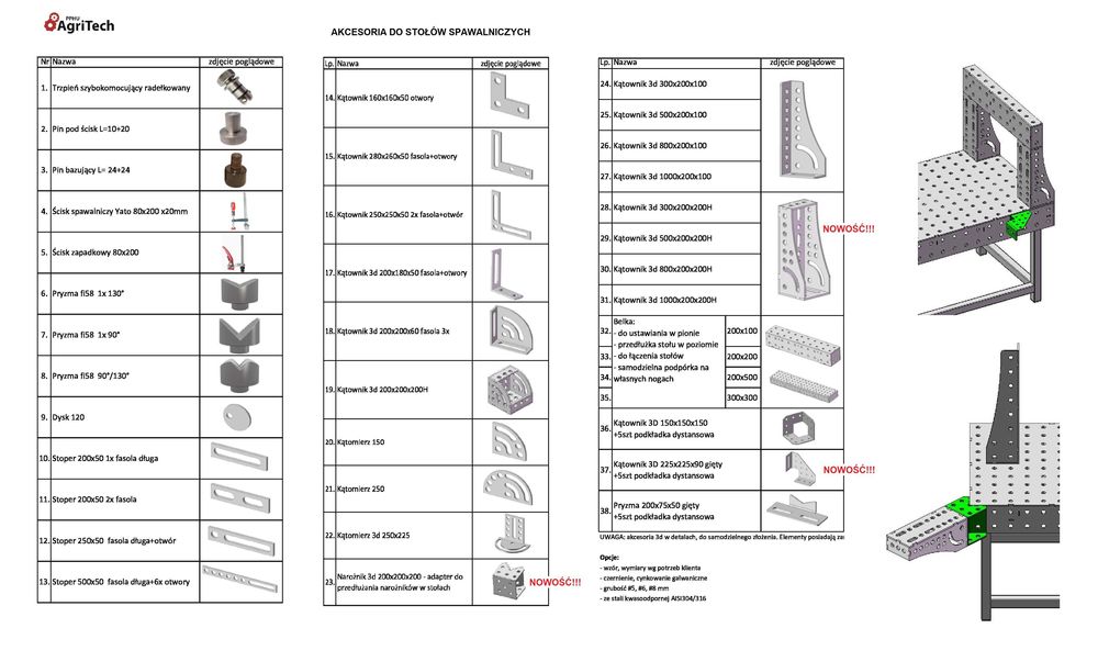 Stół spawalniczy blat 1200x2400x200 10 LASER PRODUCENT DOTACJA
