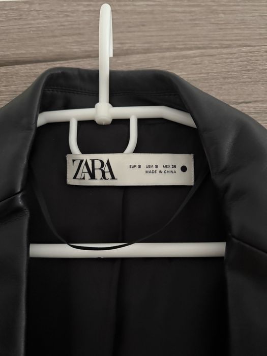Шкіряний жакет,піджак Zara
