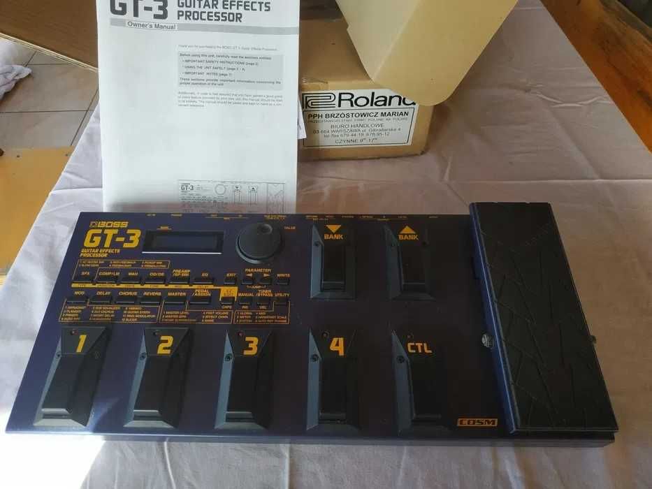 Profesjonalny efekt gitarowy- Okazja JAK NOWY